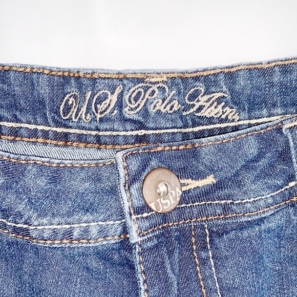 US Polo Assn | Jean Shorts Size 9/10 Blue - Picture 3 of 4